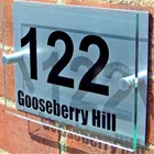 Индивидуальный домашний дверной знак, табличка с номером, табличка с именем из акрилового алюминия