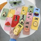 Силиконовый чехол-подставка с изображением фруктов для телефона Xiaomi Poco X3 Nfc F2 F3 Pro M3 GT Pocophone F1 Pocox3 Poko X3pro X3 nfc C3, задняя крышка