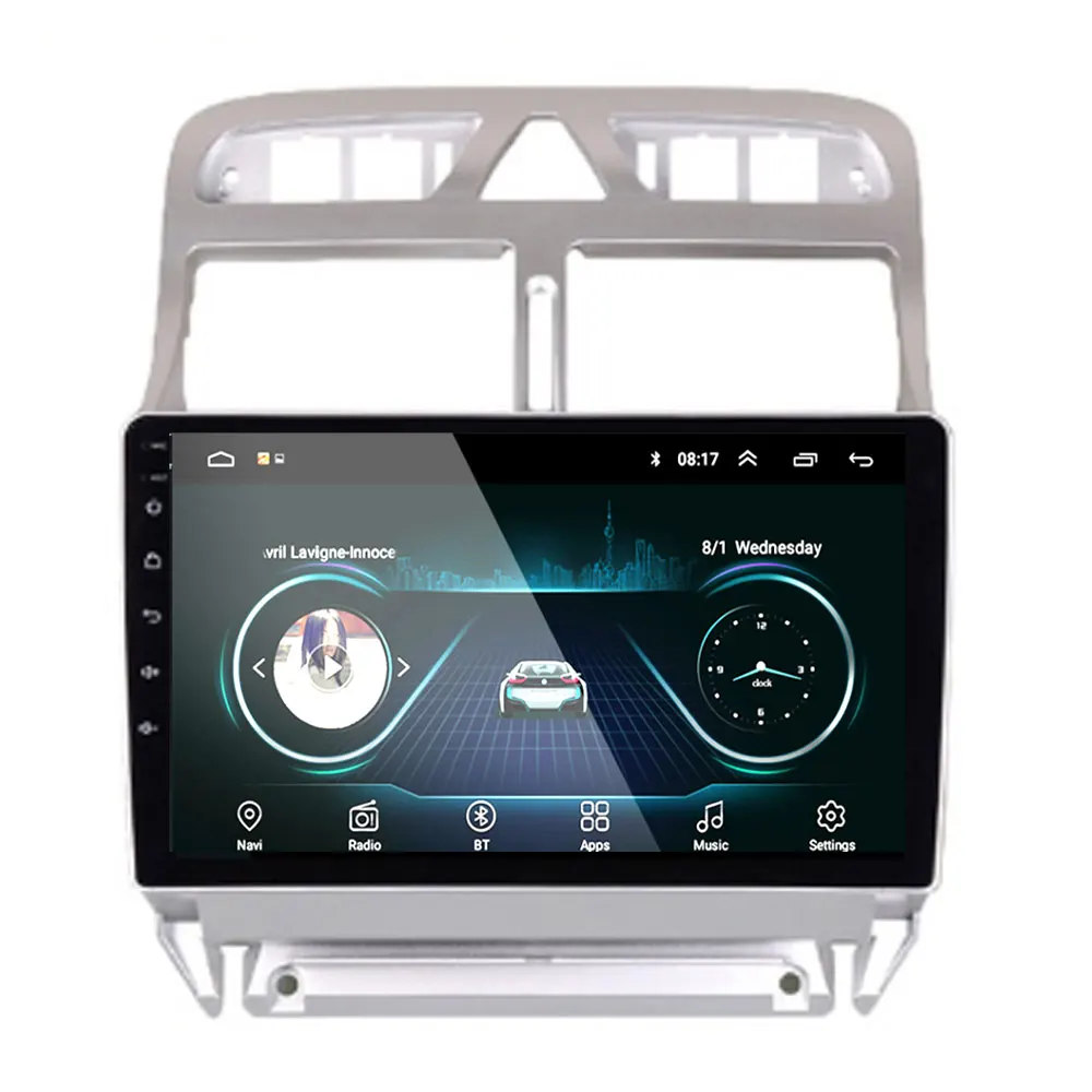 2din Android 8 1 автомобильный DVD мультимедийный плеер для peugeot 307 307CC 307SW 2004-2013 Радио gps