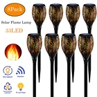 Светодиодный фонарик на солнечной батарее, водонепроницаемый садовый фонарь с мерцающим светом, уличный Точечный светильник для ландшафта, лужайки, дорожек