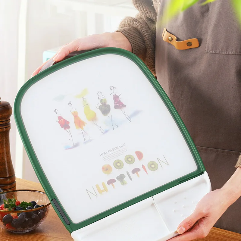 

Hot Multifunction Double-Sided Cutting Board Anti-Microbial Cut Drain for Kitchen FQ-ing