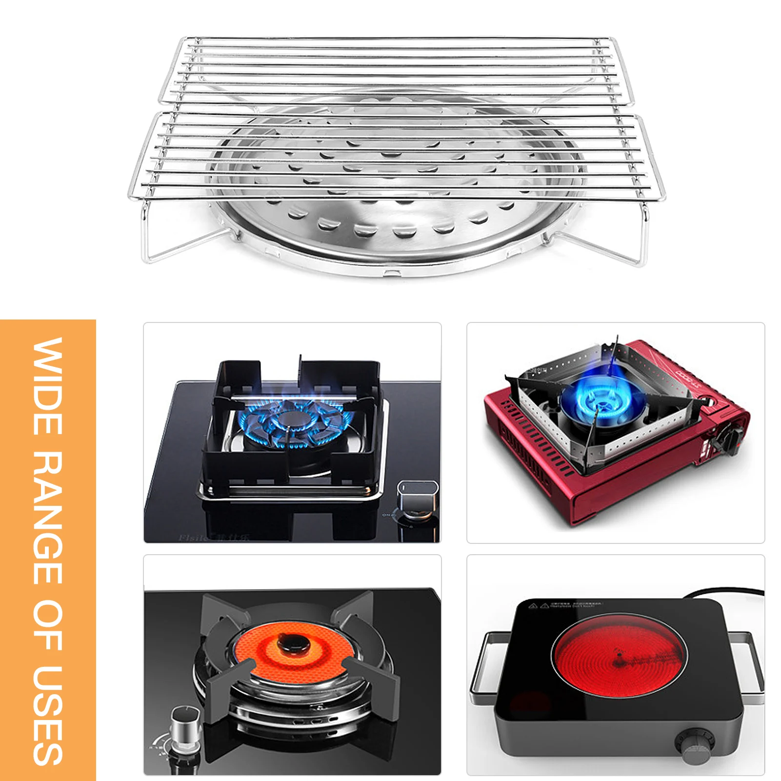 

Outdoor Camping BBQ Stove Grill Portable Barbecue Grill Heavy Duty Iron Alloy Grill For Home Hiking Barbecue Stove Equipment