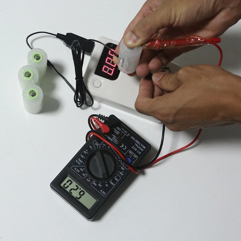 USB к аккумулятору 1 5 В 3 в 4 6 C сменный кабель для замены 1-4 шт. элементов размера