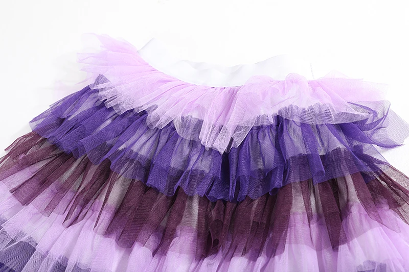 

[EAM] High Elastic Waist Green Gradual Color Long Mesh Cake Half-body Skirt Women Fashion Tide New Spring Autumn 2021 1DD9231