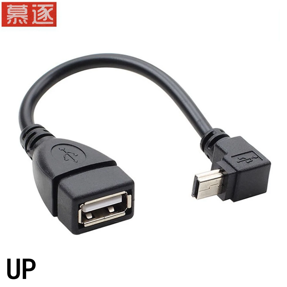 Тест перед отправкой USB A гнездо в Mini B Мужской кабель адаптер 5P OTG V3 порт для