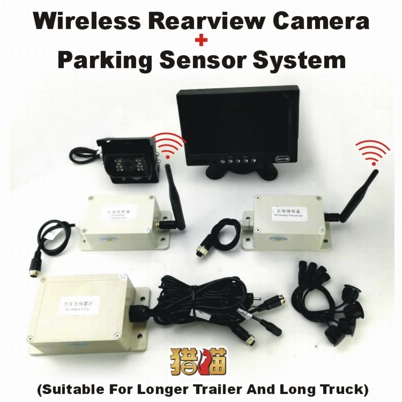 Беспроводные системы безопасности автомобилей 12 В 24 камера для слепых зон