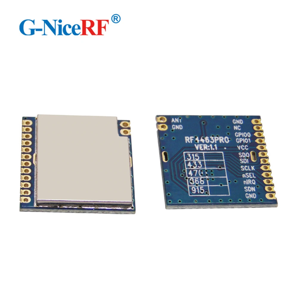 RF4463PRO 100 мВт цифровой интерфейс RSSI SI4463 SPI 433 МГц беспроводной передатчик с