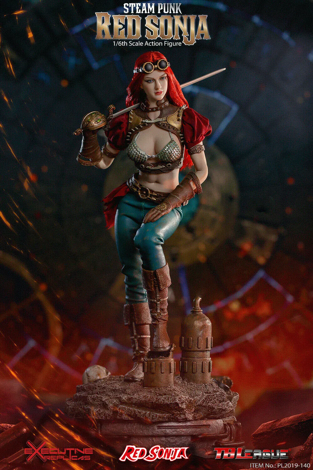 Для коллекции TBLeague PL2019-140A 1/6 пара панк рыжая Соня фигурка модель без основы бесшовное тело полный набор кукла для фанатов