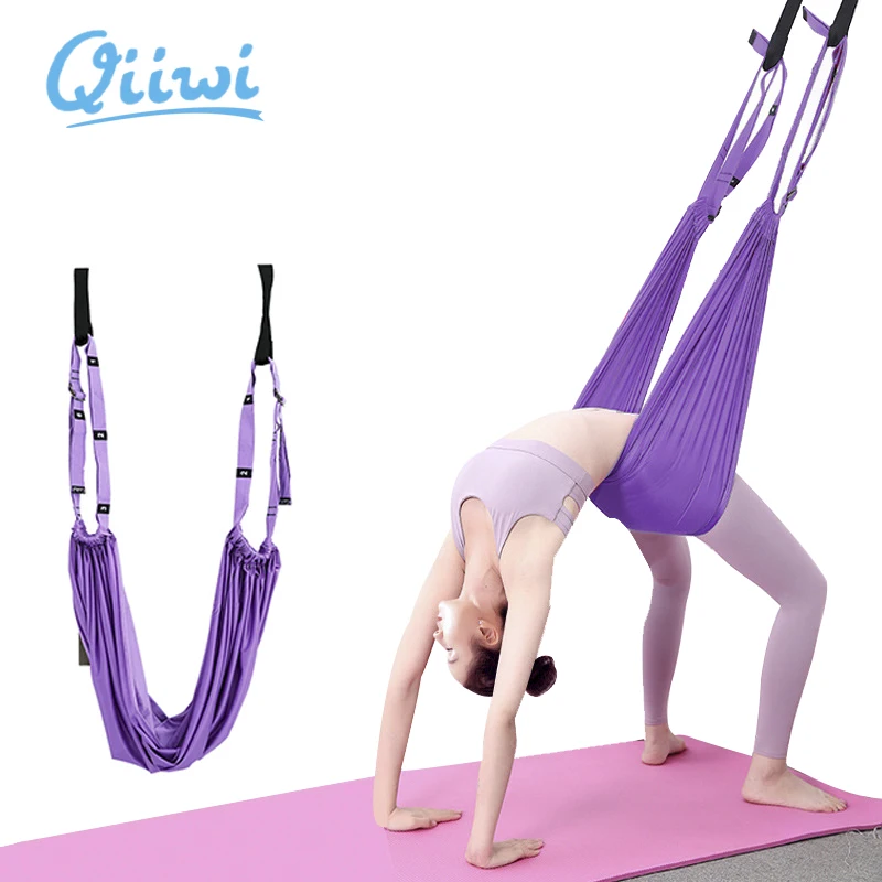 Эластичный ремень гамак для аэройоги регулируемый эластичный пояс разрезания