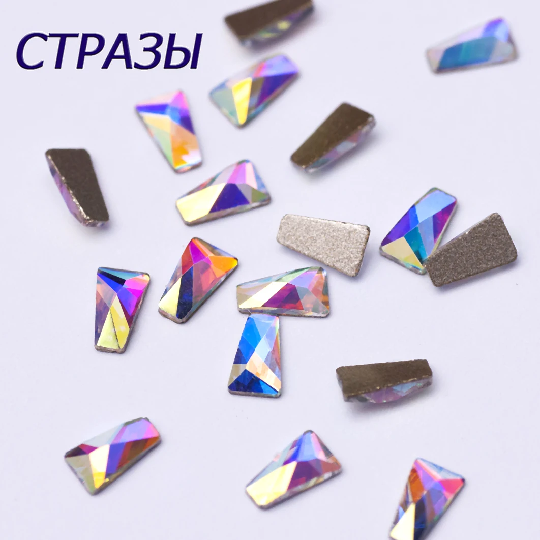 100 шт. A2528 3x6 мм новое крыло стразы в форме горячей фиксации плоская задняя часть