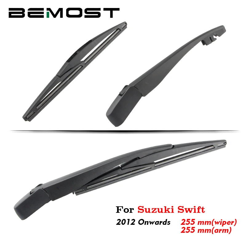 

BEMOST Car Rear Windshield Wiper Arm Blade Brushes For Suzuki Swift 2012 Onwards Hatchback 255MM Back Windscreen Auto Styling