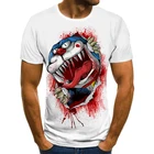 2020 летняя Стильная мужская женская модная смешная футболка с коротким рукавом 3d печать Повседневная футболка Рыбалка 3D футболка XXS-6XL