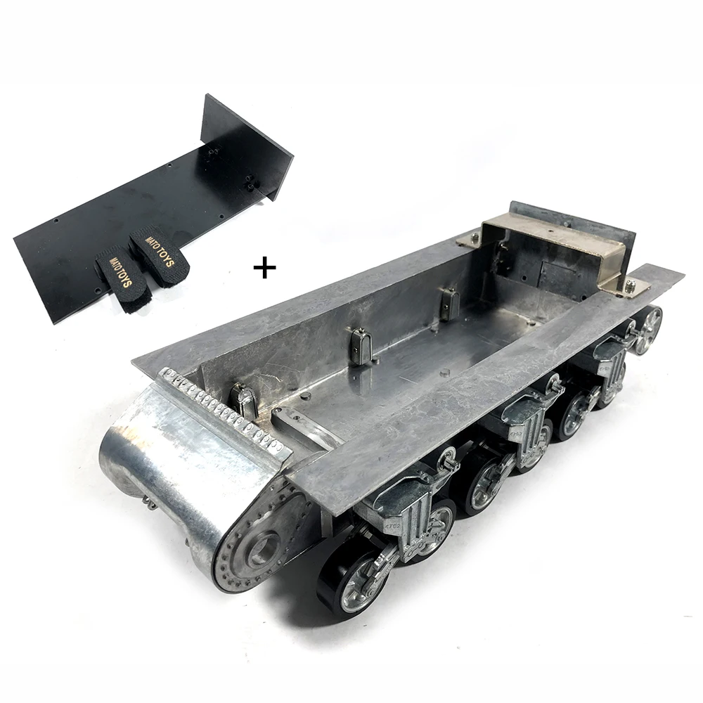 Mato 1:16 металлический робот шасси Sherman с подвеской дорожные колеса для M4A3(75)W