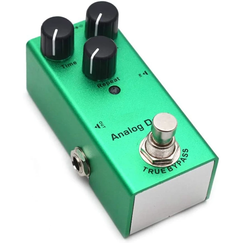 

Analog Delay Guitar Effects Pedal Gain/Level/Tone Knob High Low Frequency Effect Pedals with True Bypass Switch