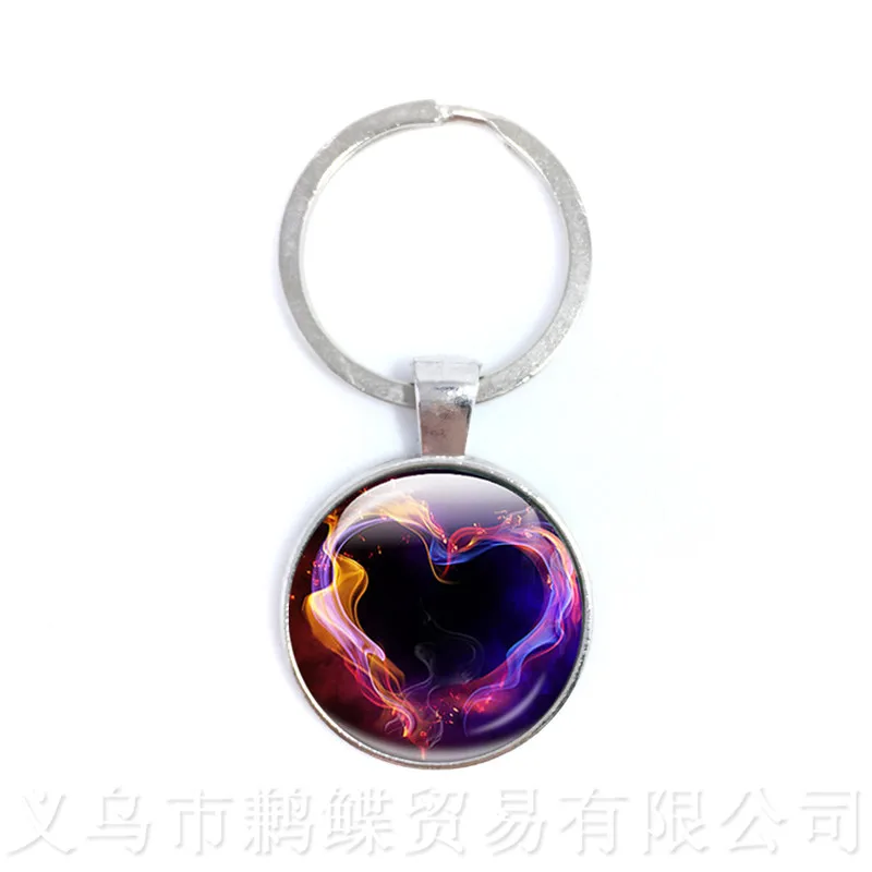 1 шт космосом Туманностью брелки для ключей звездное Космос Вселенная с