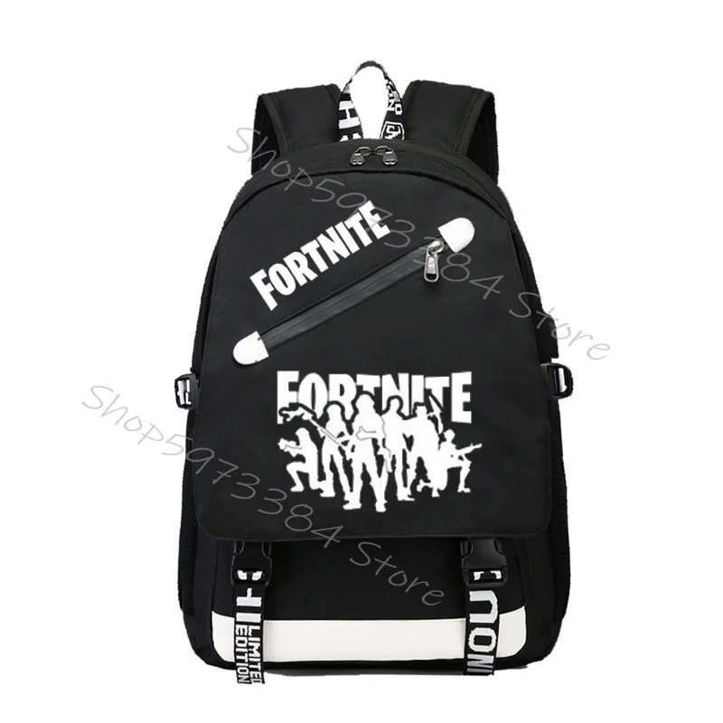 Школьный рюкзак Fortnites для мальчиков и девочек детский портфель с
