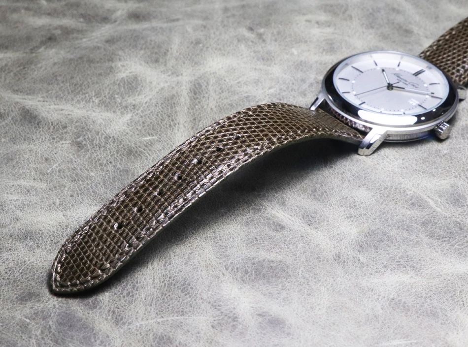 18 19 20 21 22mm High quality Ultra-thin soft New Top Grade Lizard skin Watch Strap for High-end Genuine Leather Brand watch