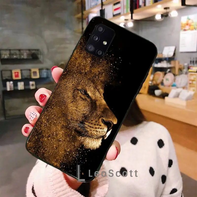 

Animals tiger lion Phone Case For Samsung galaxy S 7 8 9 10 20 edge A 6 10 20 30 50 51 70 note 10 plus