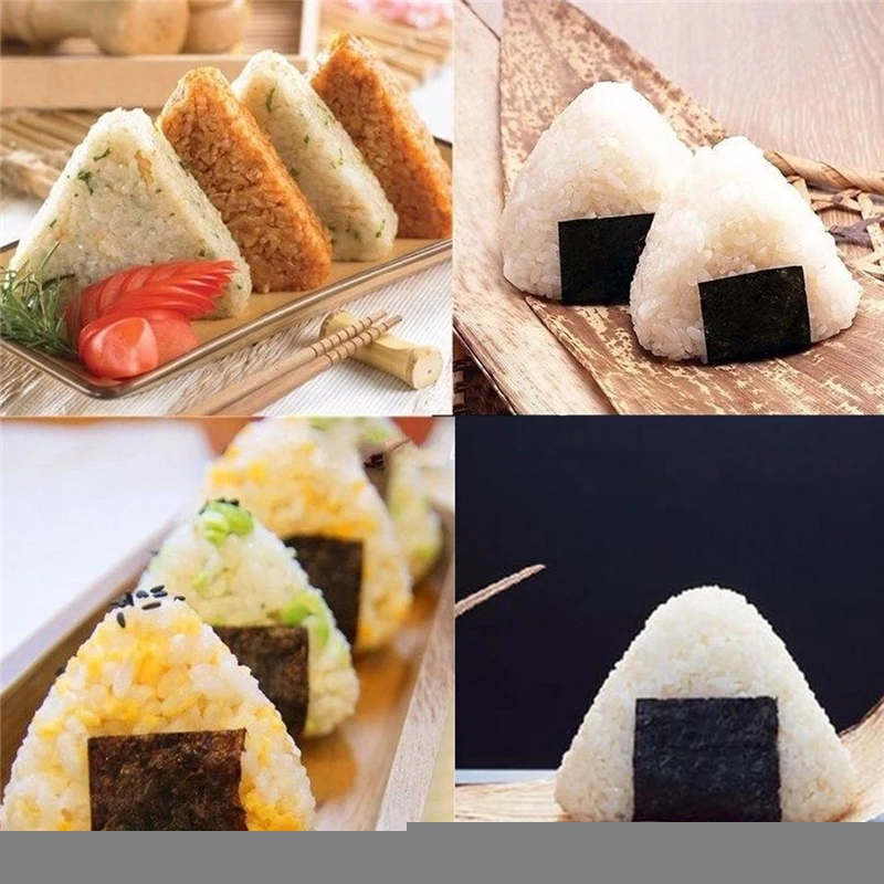 

2pcs Sushi Mold Onigiri Rice Ball Bento Press Maker Mold Form DIY Tool kitchen tool Gadgets