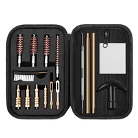 16pcsset gun cleaning kit for 22 357 389mm 40 45 cal portable tactical hunting rifle pistol gun cleaning tool set