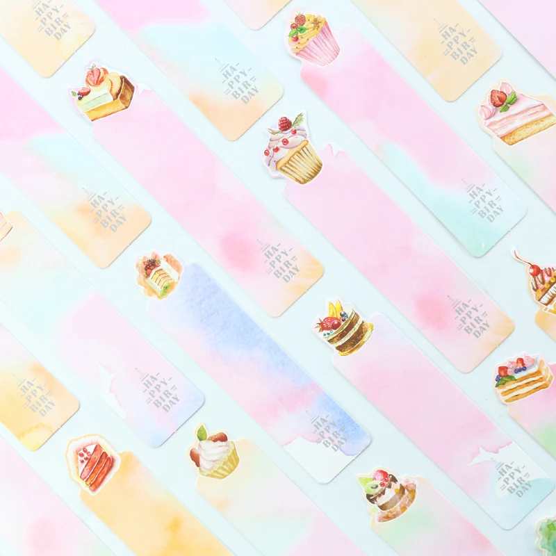 Domikee милые Креативные торты форма офисные школьные закладки для книг kawaii