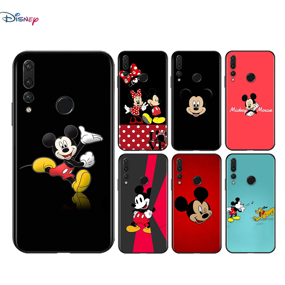 

Silicone Cover Disney Cute Mickey Mouse For Huawei Honor 9 X 9N 8S 8C 8X 8 A V9 7S 7A 7C Pro lite Prime Play 3E Phone Case