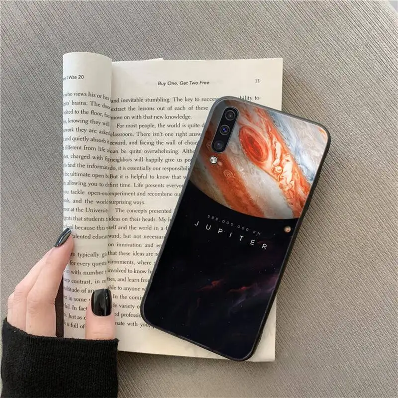 

Space Solar System Planets Earth Mars Phone Case For Samsung galaxy S 9 10 20 A 10 21 30 31 40 50 51 71 s note 20 j 4 2018 plus