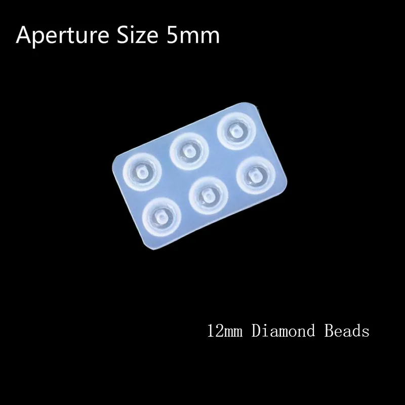 4 вида круглые бриллиантовые бусины Прозрачная форма для подвесок инструмент