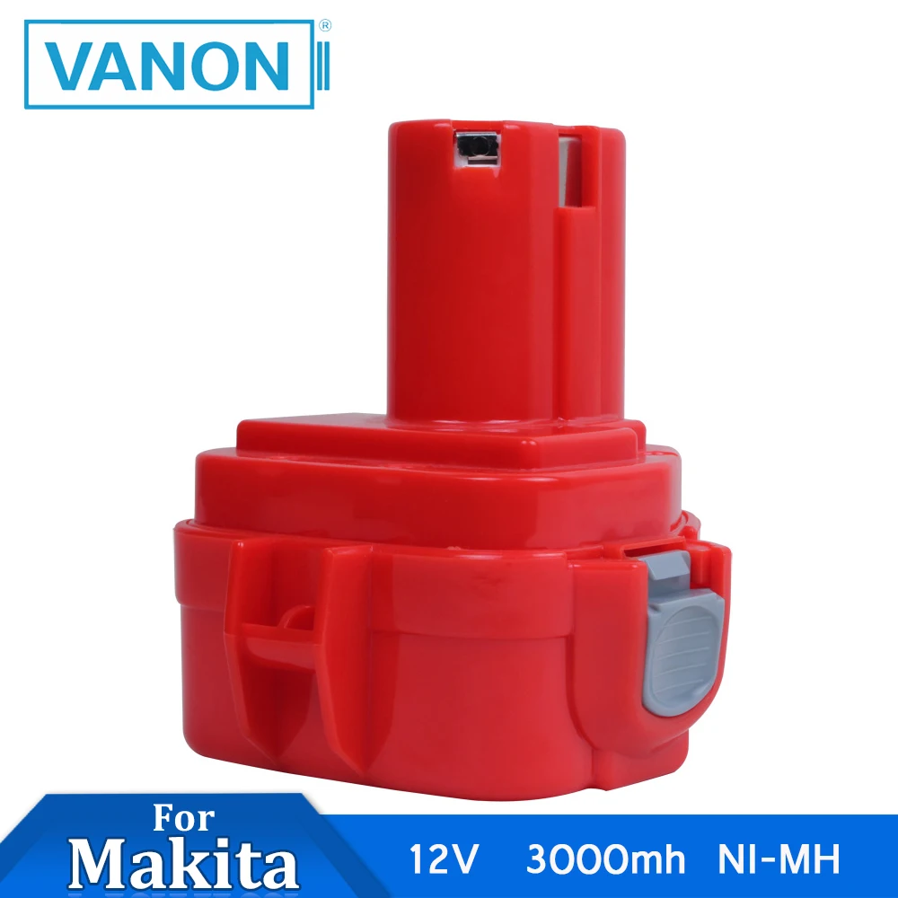 Аккумулятор VANON 3000 мАч для Makita 12 В перезаряжаемая батарея электроинструментов