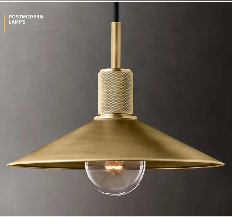 Американский родиевая лампа Edison E27 светодиодный подвесной светильник, LED потолочный светильник, светодиодный потолочный из золотистого металла Стекло светодиодный подвесной светильник Lamparas светильники