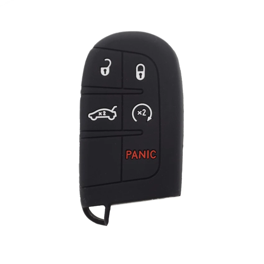 Cocolockey силиконовый чехол для ключа Jeep Cherokee Renegade Dodge Journey Дротика Durango зарядное