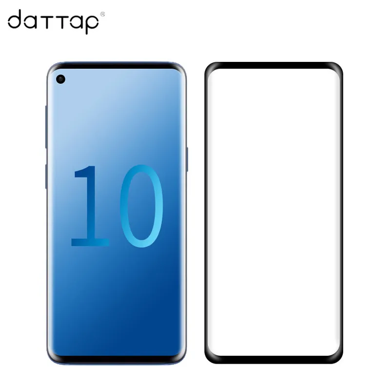 Полное покрытие закаленное стекло для Samsung S10 Plus защита экрана 3D 9H изогнутая