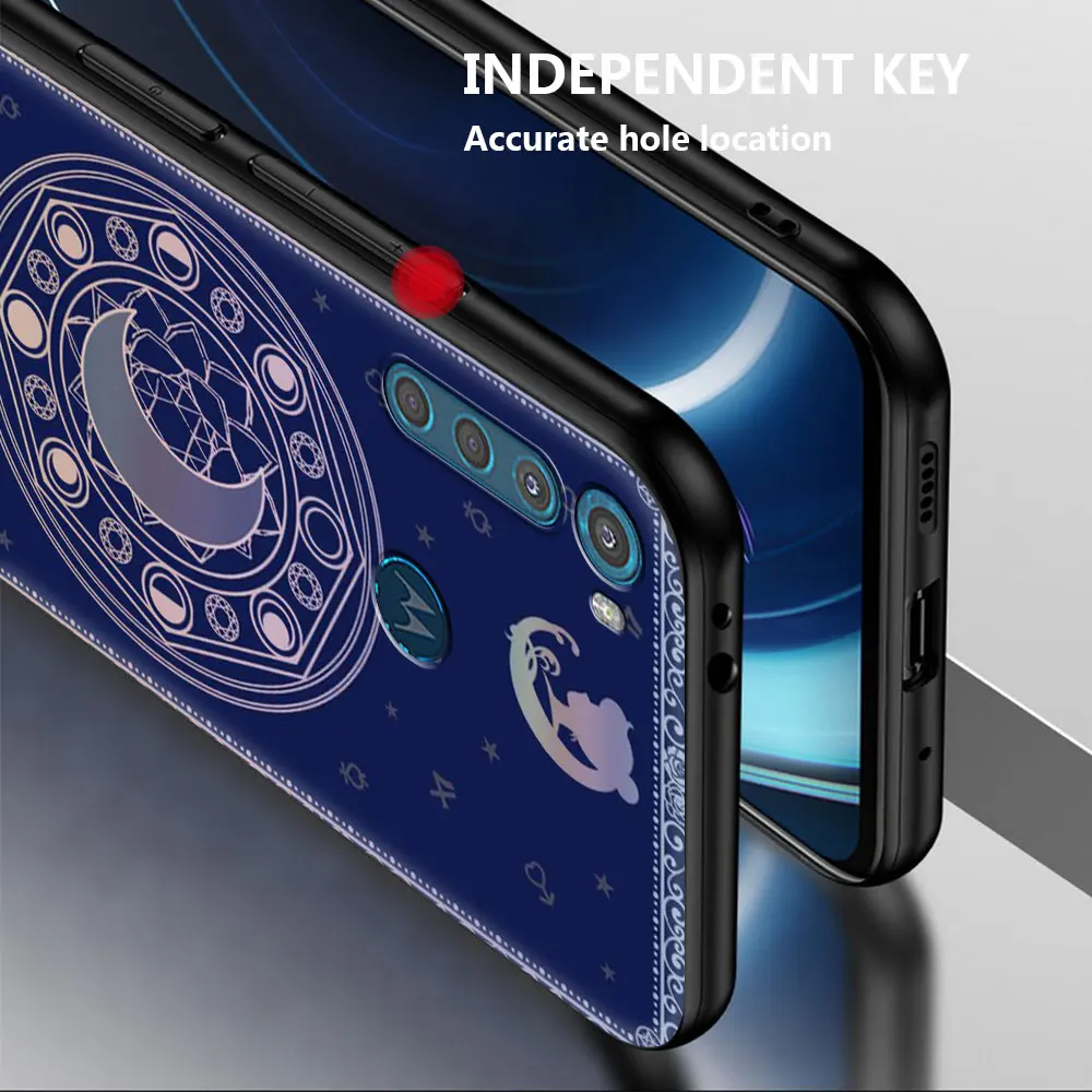 case for motorola moto g9 play g8 power lite one fusion plus hyper g30 g10 soft g stylus phone coque fundas sakura magic card free global shipping