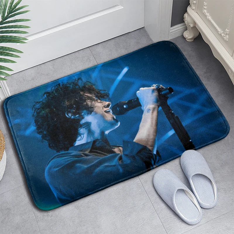 

Laura Pergolizzi Doormat Floor/Bath/Kitchen/Beach Mat Flannel Sponge Fabric 3D Printed Shaggy Custom Decoration For Bedroom