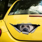 Печатный самоклеющийся наклейки на авто  Шарпей Собака  водонепроницаемые наклейки на машину стикер этикеты наклейки стайлинга автомобилей украшения на бампере автомобиля заднее стекло