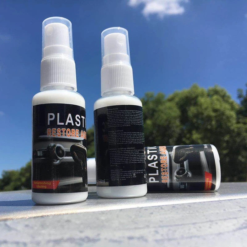 

30/50ml Auto Interior Maintenance Wax Leather Repair Instrument Panel Retreading Agent Plastic Rubber Part Restore Agent Cleaner