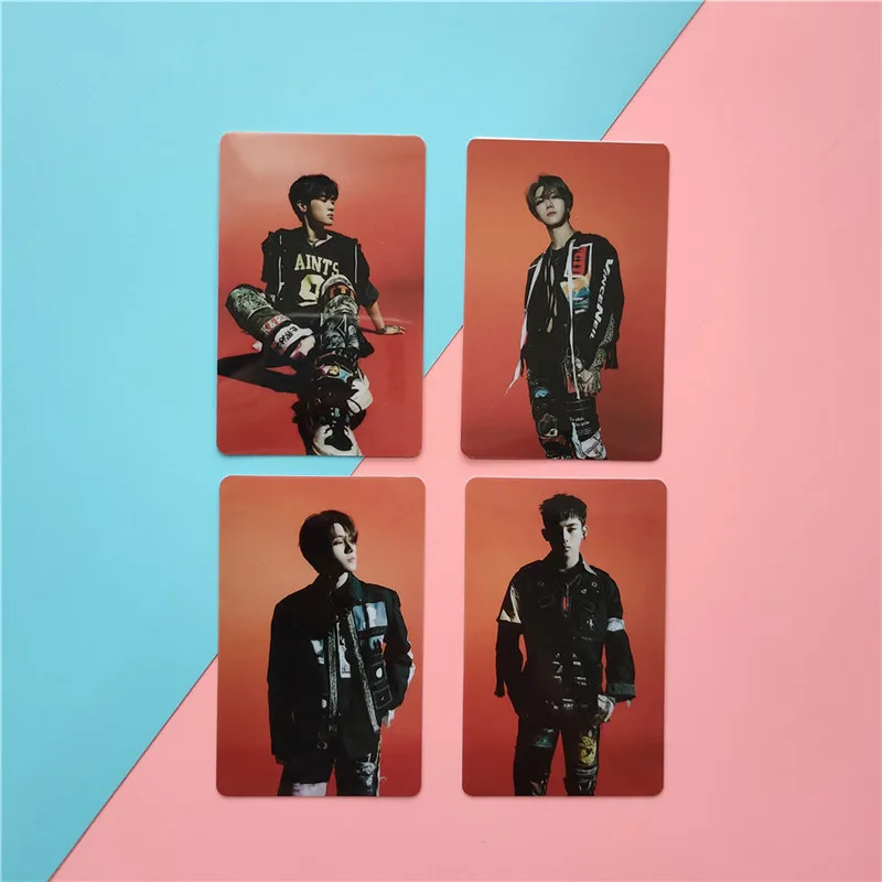 10 шт./компл. Kpop WAYV фото стикеры карта Winwin Lucas кристальная стикер десять дебютов