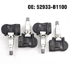 Датчик давления в шинах автомобиля TPMS 52933-B1100, 4 шт., для Hyundai Santa fe Equus Genesis Accent