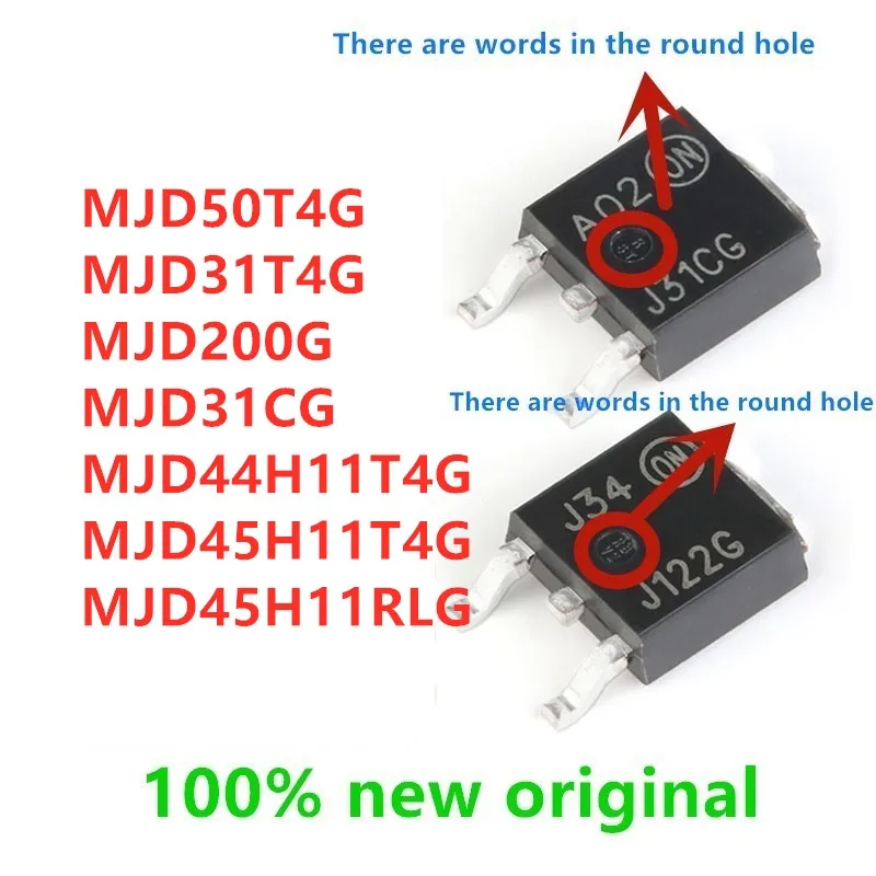 5 шт. MJD50T4G MJD31T4G MJD200G MJD31CG MJD44H11T4G MJD45H11T4G mjd4g MJD50 MJD200 MJD31C 100% новый оригинал|Запчасти для