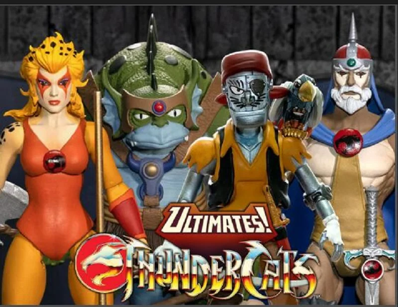 Фигурки героев мультфильма Super7 оригинальные 3-я линия коты один: 12 Cheetara Slithe Captain