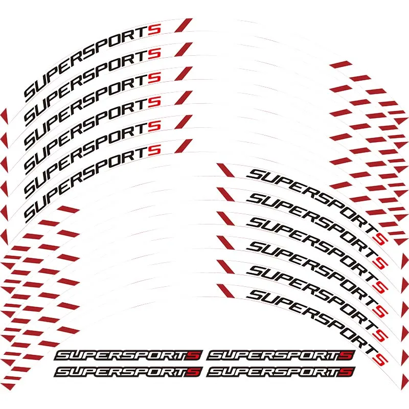Высококачественная наклейка на колесо мотоцикла Светоотражающая обод