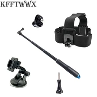 kfftwwx accessories kit for gopro hero 10 9 8 7 6 black selfie monopod mount for 5 4 3 4session yi 4k sjcam eken akaso vantop