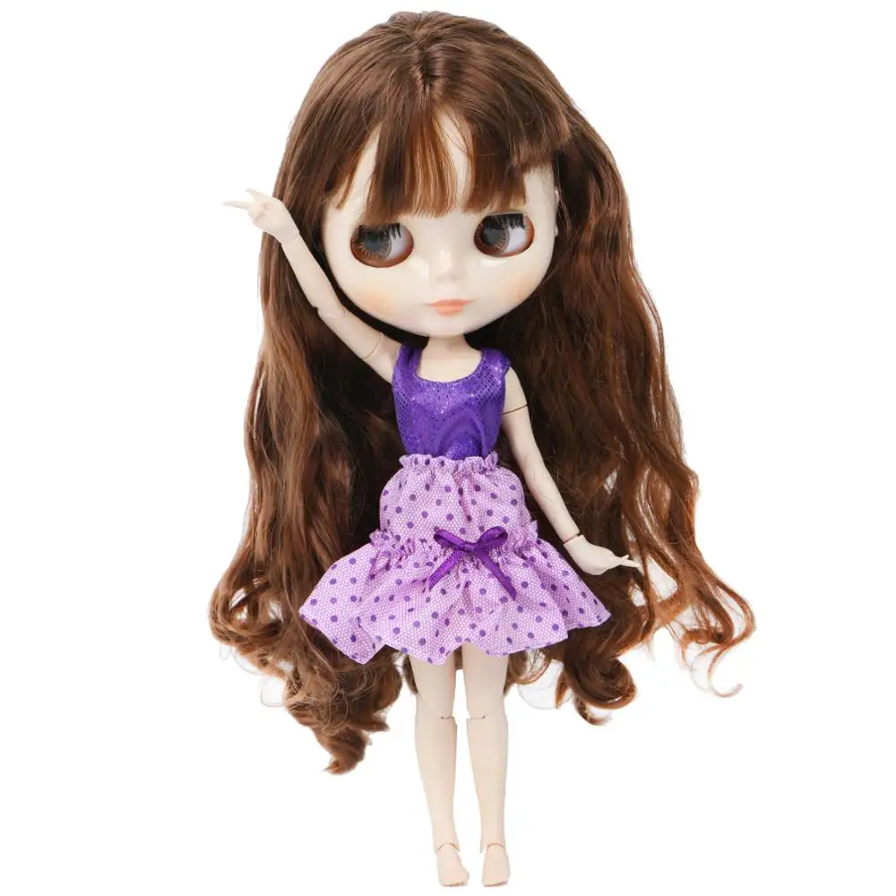 Один комплект фиолетового платья Повседневная одежда юбка вечерние милые