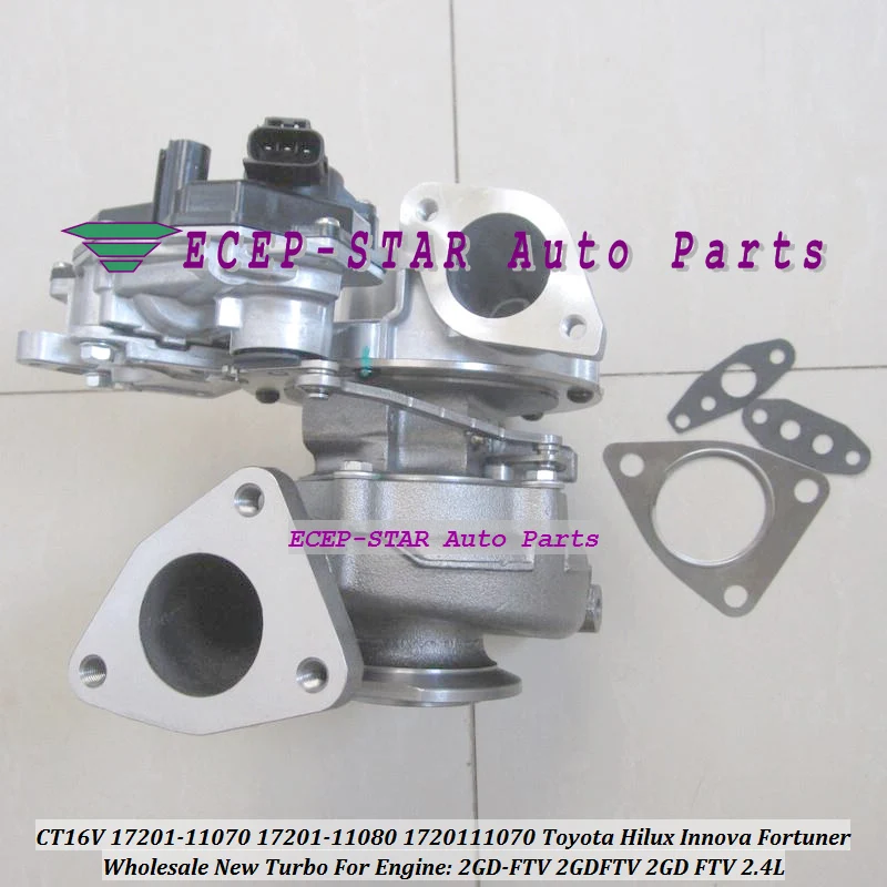 Turbo + привод CT16V 17201 11070 1720111070 для Toyota Hilux Innova Fortuner 2GD FTV 2GDFTV 2.4L|Воздухозаборники| |