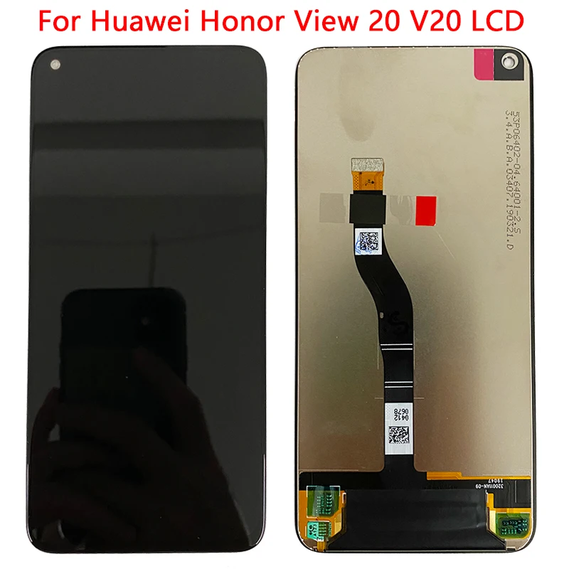 Оригинальный ЖК дисплей V20 для Huawei Honor View 20 VCE AL00 с рамкой сенсорный дигитайзер в