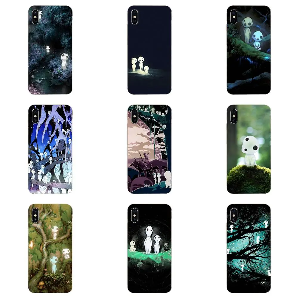 Мягкий силиконовый чехол Kodama Spirit для Apple iPhone 4 4S 5 5C 5S SE 6 6S 7 8 11 Plus Pro X XS Max XR|Бамперы| |