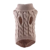 winter warm knitted pet dog sweater autumn winter pet clothing costume jumper comfortable dog sweater