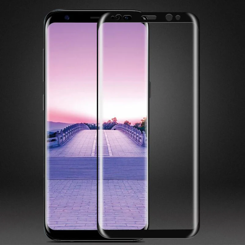 6D полное изогнутое 5D закаленное стекло для Samsung Galaxy S8 S9 Plus 3D Защитная пленка