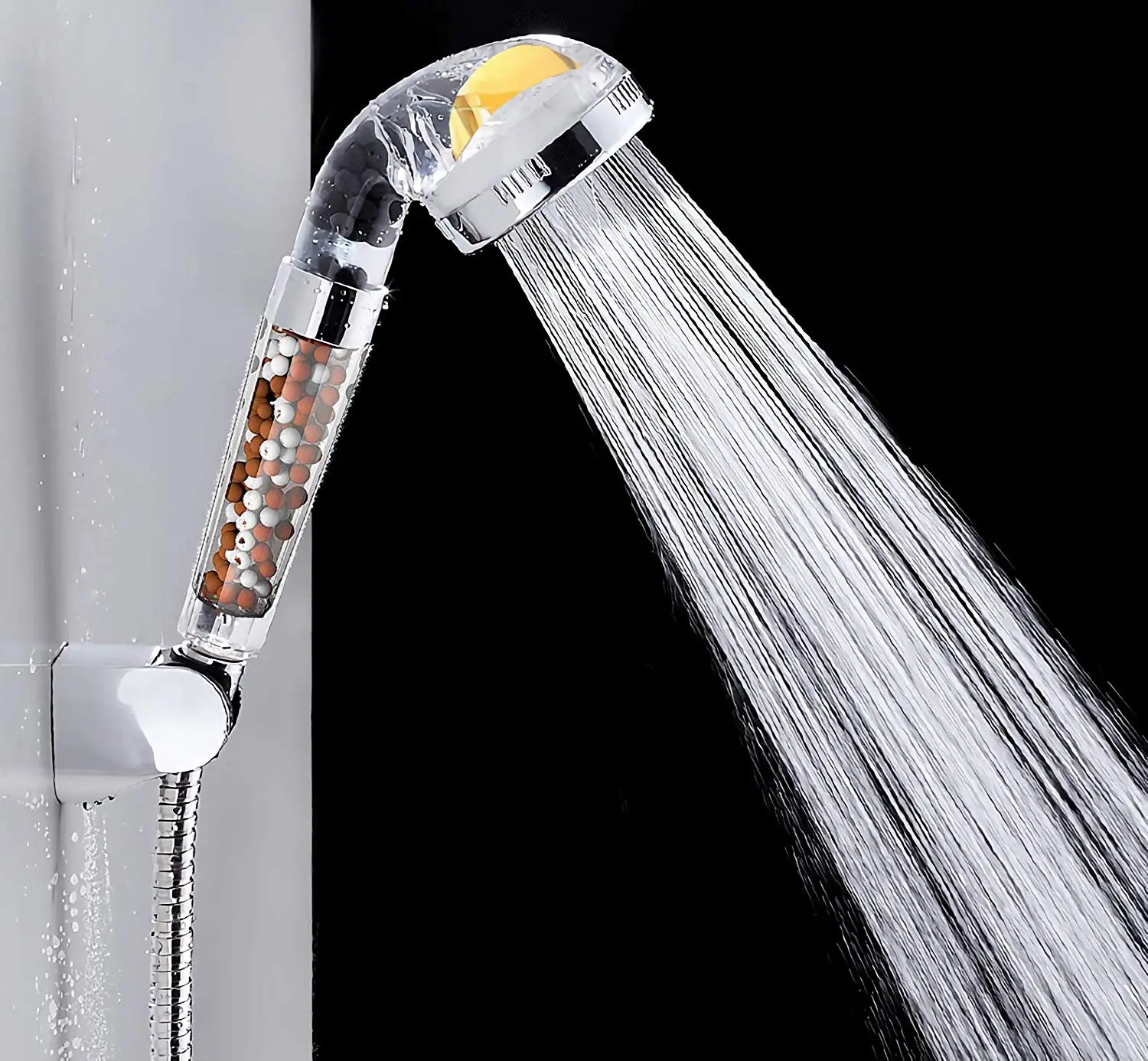 Shower Set Высокого давления водосберегающий фильтр для душа палочка с цитрусовым запахом Витамин С для удаления хлора смягчает жесткую воду для красоты - Цвет: Shower Set