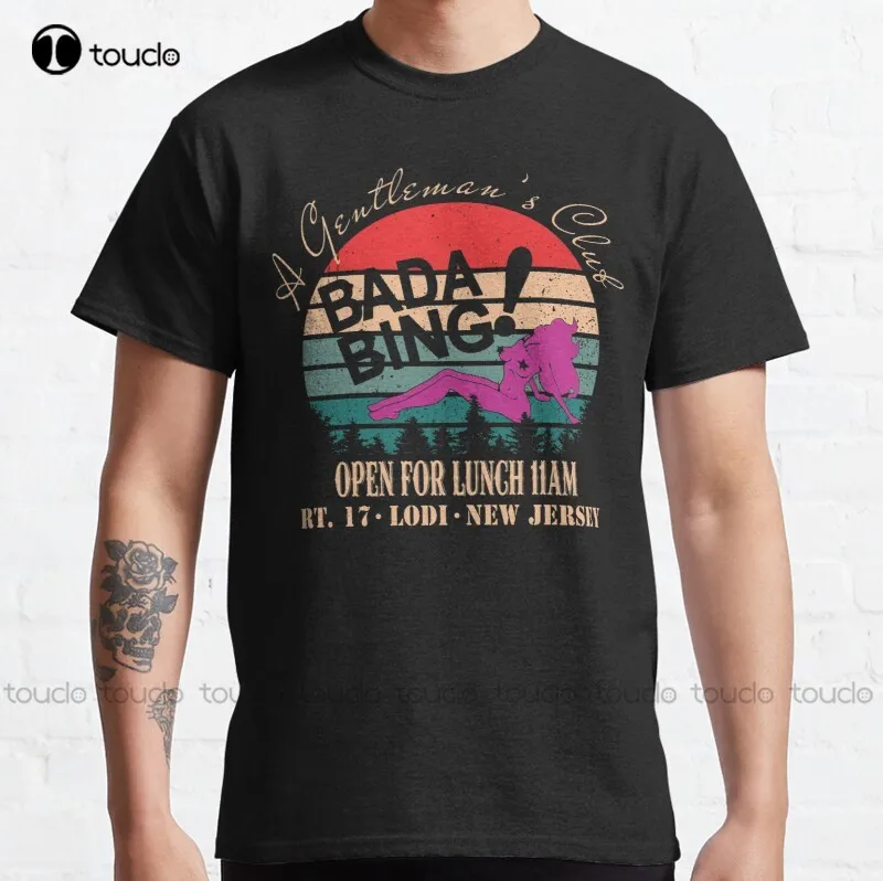 

Новая классическая женская футболка Bada-Bing Sopranos, футболка унисекс